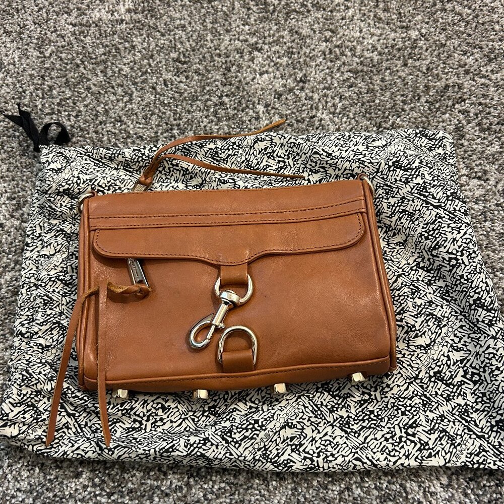 Rebecca Minkoff mini MAC bag, camel